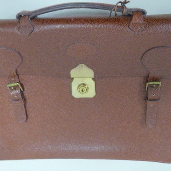 NEW MULBERRY brown Briefcase bag pebble leather - Picture 9 of 11